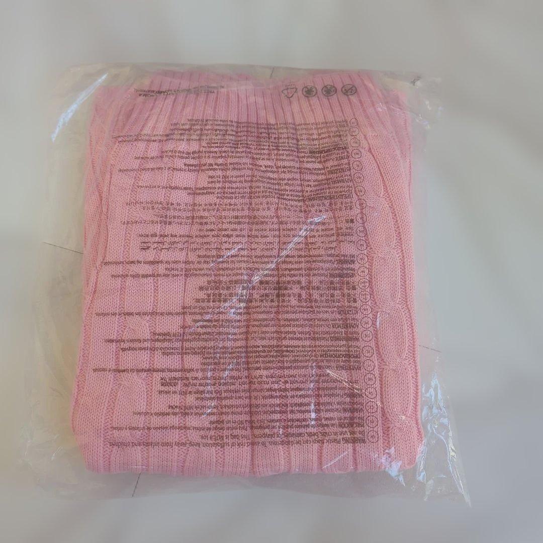 新品タグ付✨ポロラルフローレン ケーブルニット L ピンク