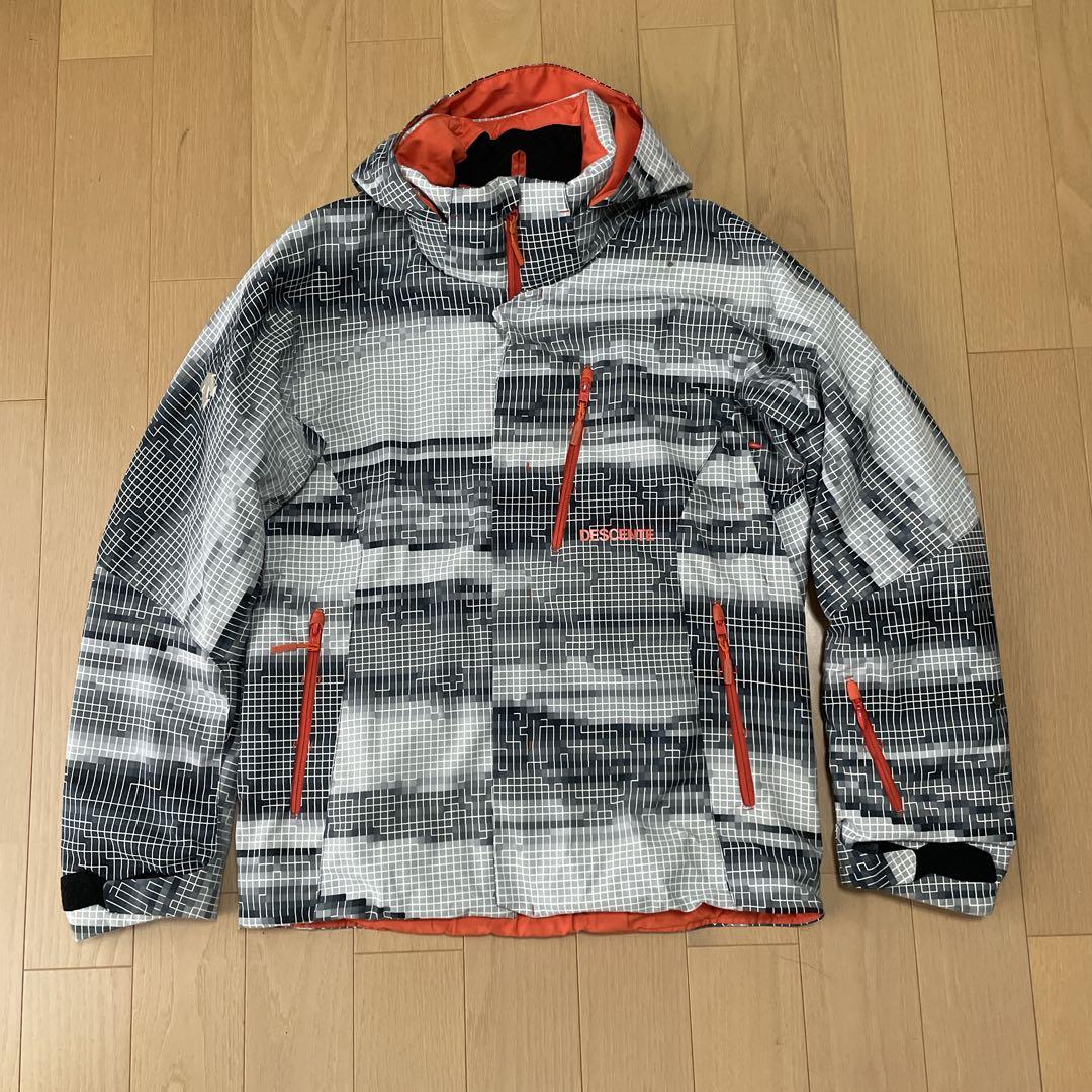 デサントDESCENTEスキーウェア　上下セット　デモチーム　中古　サイズL/O
