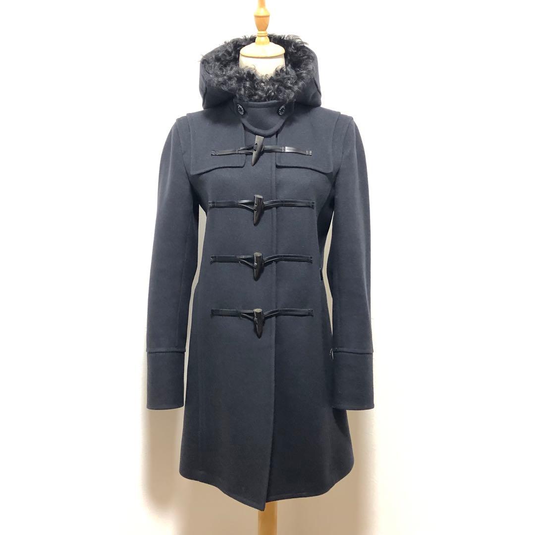 LOVELESS ダッフルコート Miliorイタリア製生地 カルガンラムファー