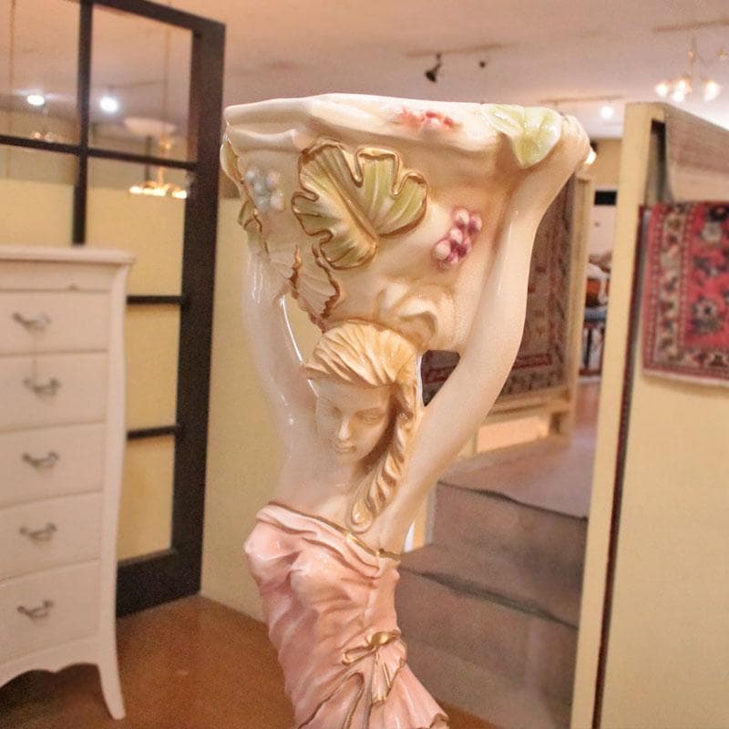 ヴィーナス像 プランター スタチュー ロココ クラック仕上げ 223-296