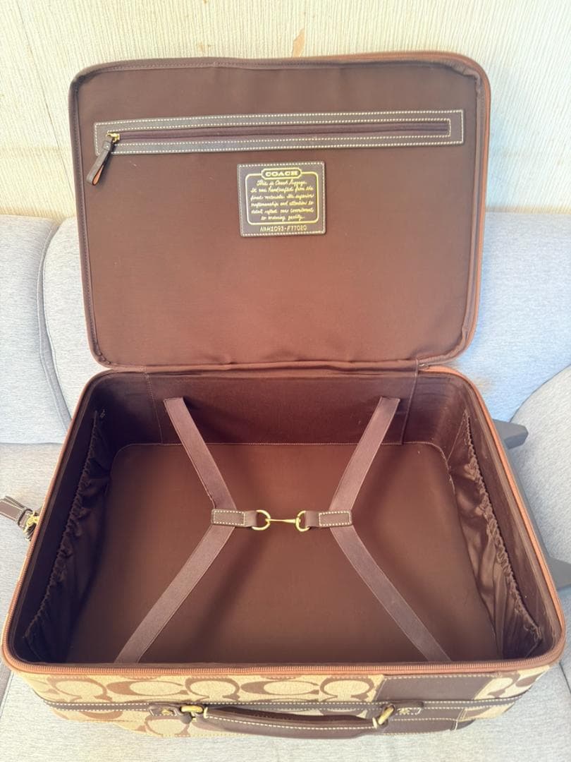 ✨美品✨COACH コーチ シグネチャー キャリーケース スーツケース 機内持込