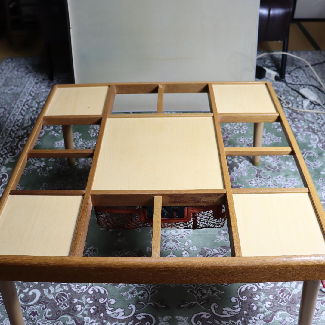 昭和レトロ ナショナル 電気こたつ 食卓台セット F-17