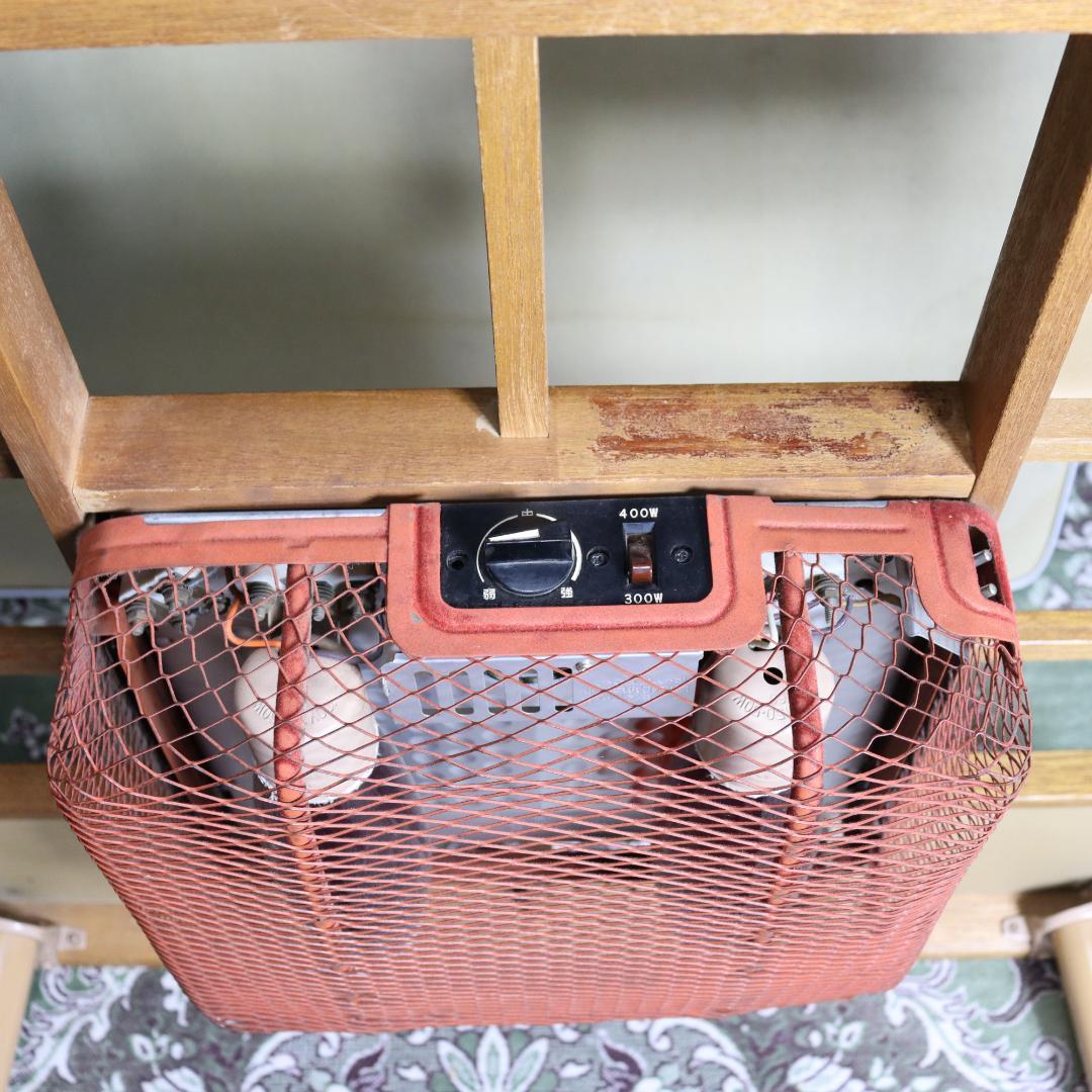 昭和レトロ ナショナル 電気こたつ 食卓台セット F-17