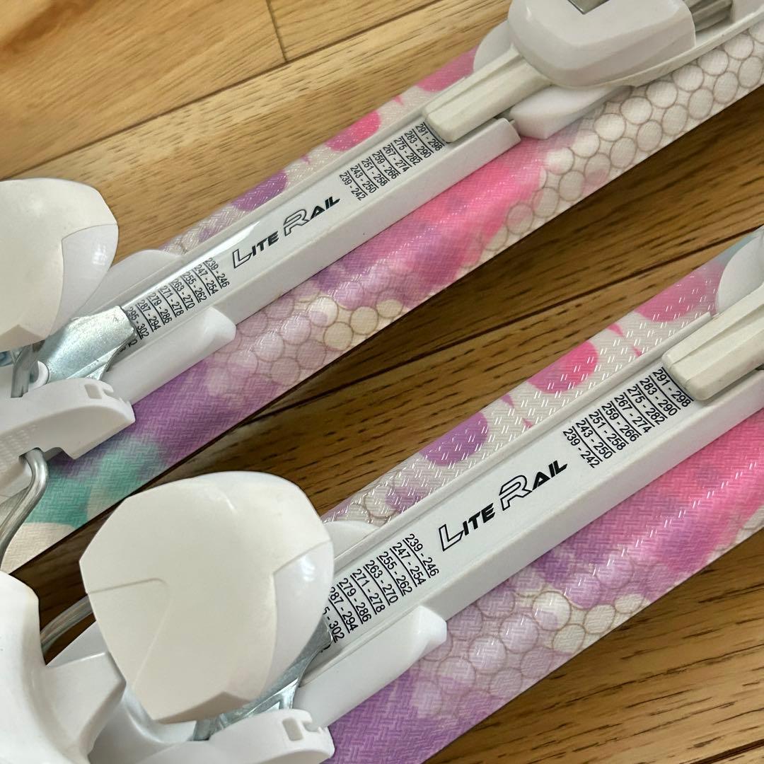 Hart女性用　スキー板145㎝　紫白　小学校高学年・中学生　ジュニアスキーにも