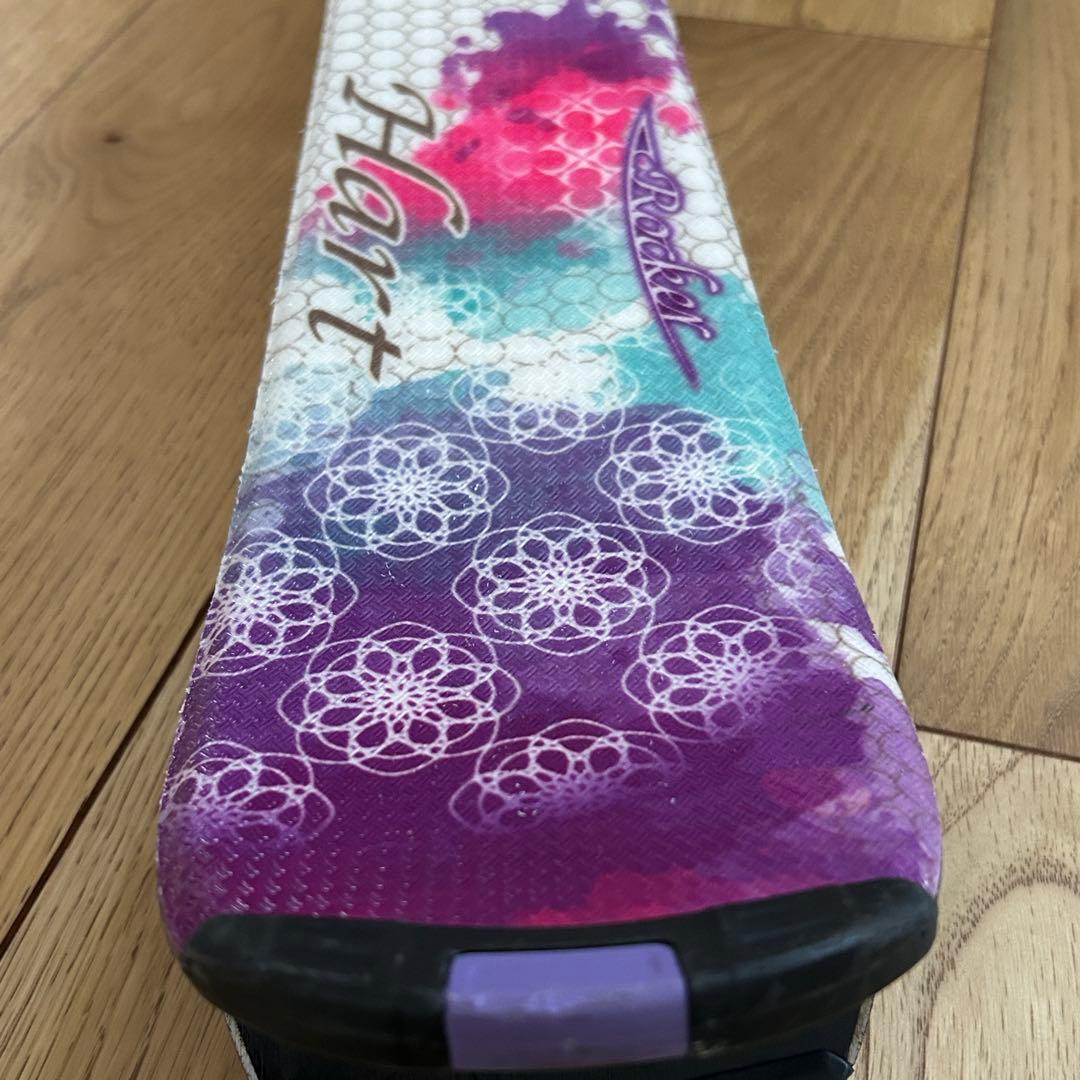 Hart女性用　スキー板145㎝　紫白　小学校高学年・中学生　ジュニアスキーにも