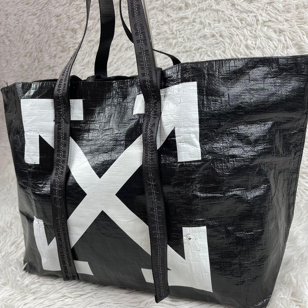 希少　OFF-WHITE オフホワイト　ニューコマーシャル　トートバッグ