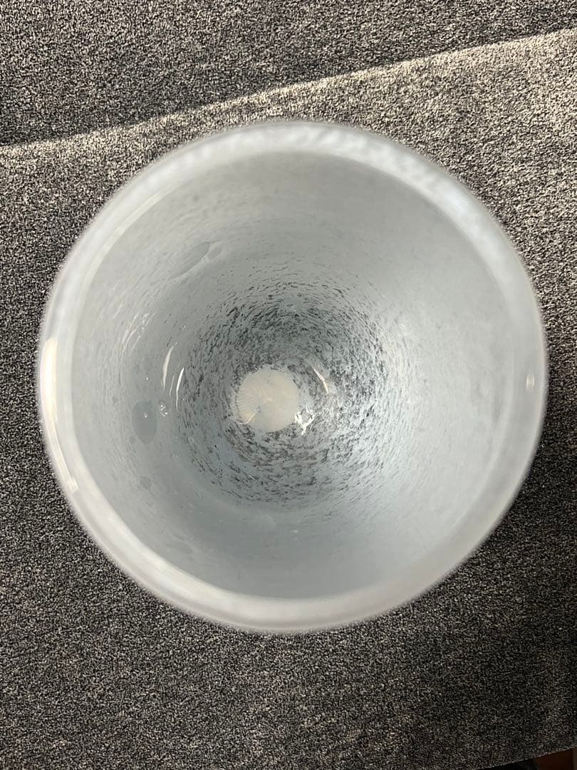 伊崎様【未使用】Henry Dean 気泡入りガラス フラワーベース 花瓶