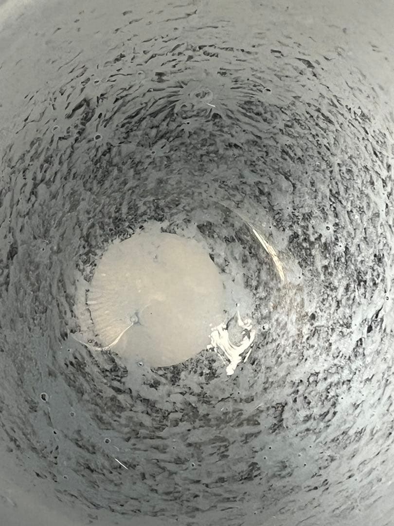 伊崎様【未使用】Henry Dean 気泡入りガラス フラワーベース 花瓶