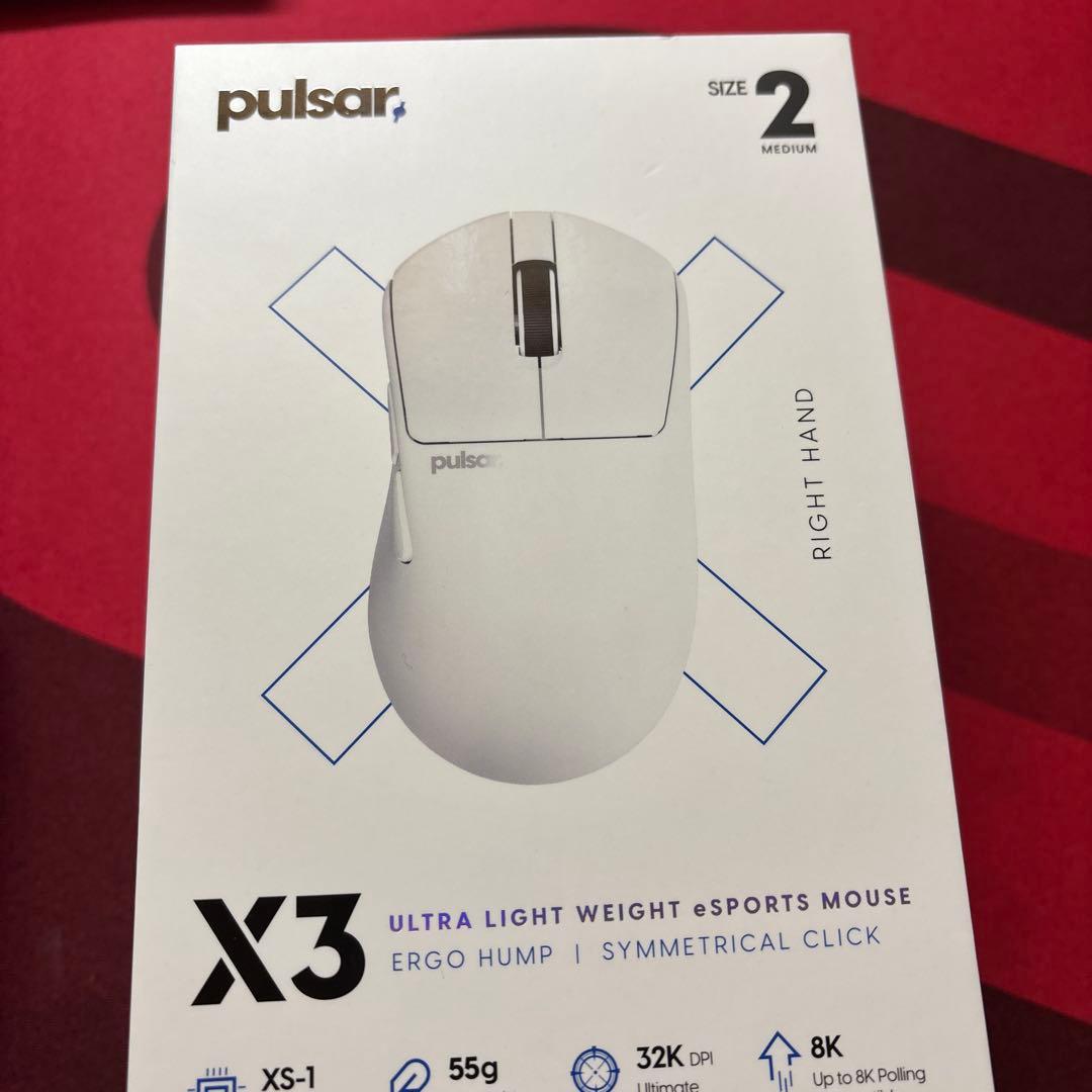 pulsar x3 medium 8k ゲーミングマウス