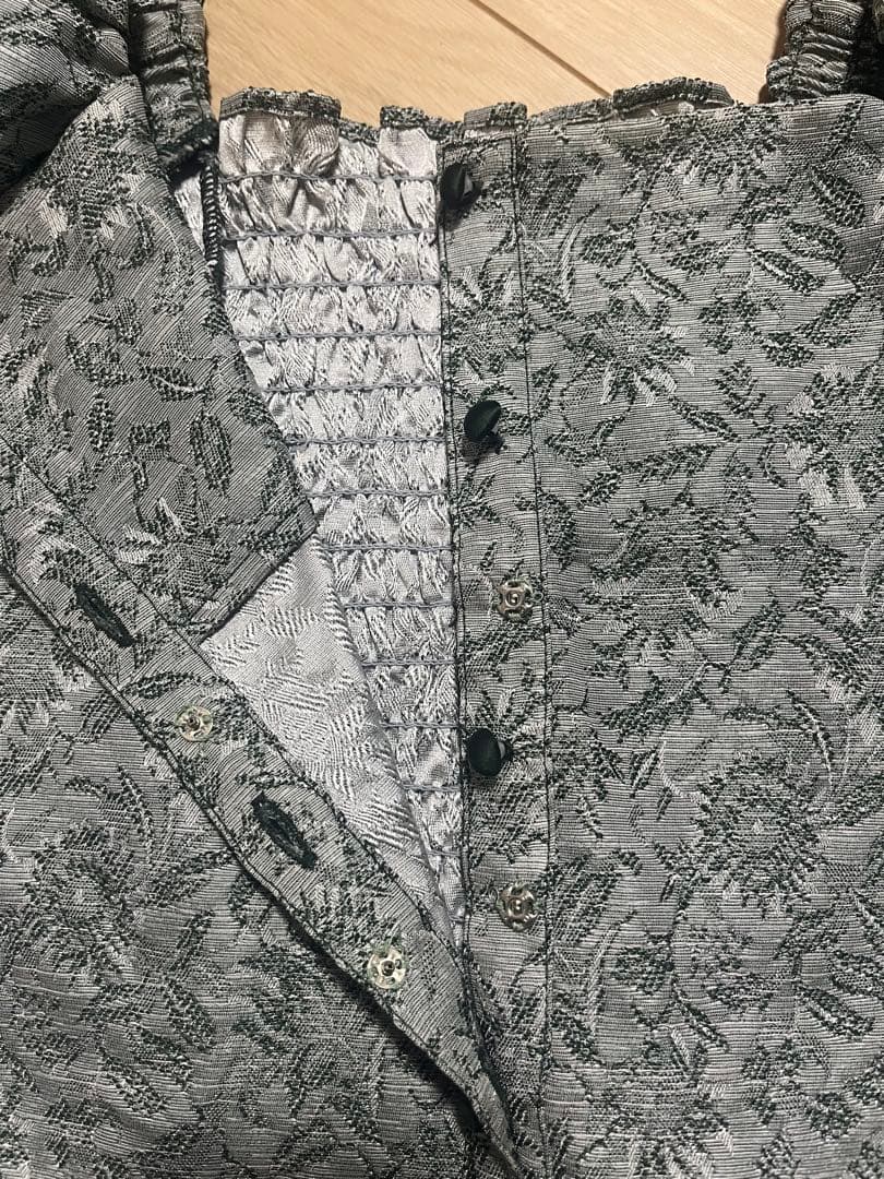 AMERI 3WAY JACQUARD SET UP グリーン　Mサイズ