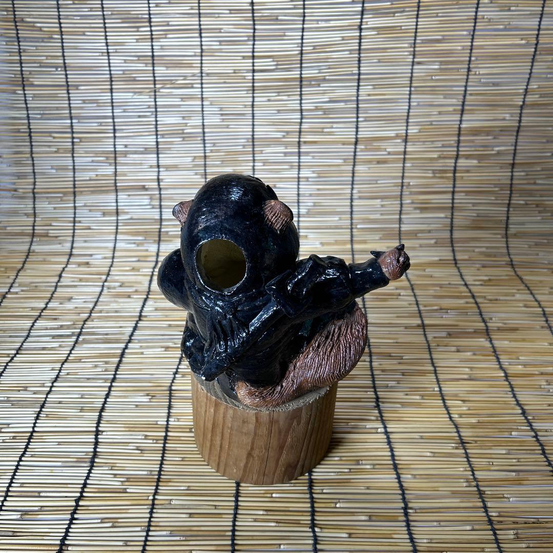 信楽焼 陶器 たぬき 手作り忍者狸