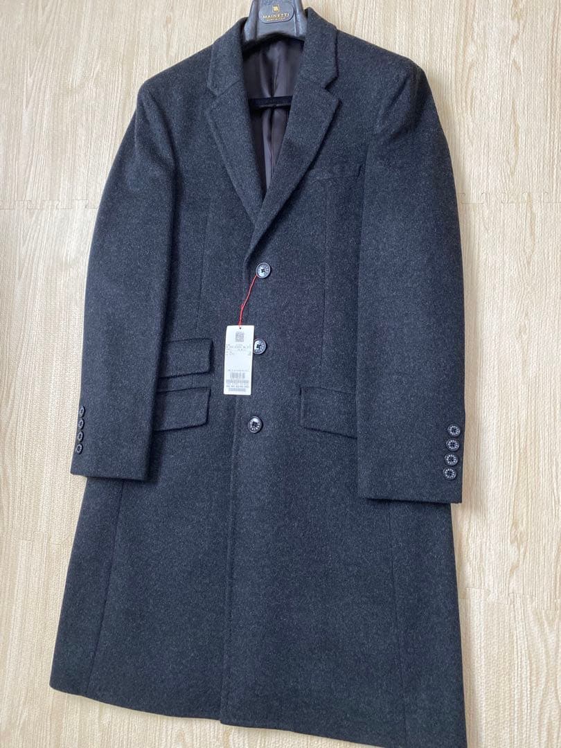 DRESSTERIOR カシミヤ チェスターコートD.GRAY新品未使用