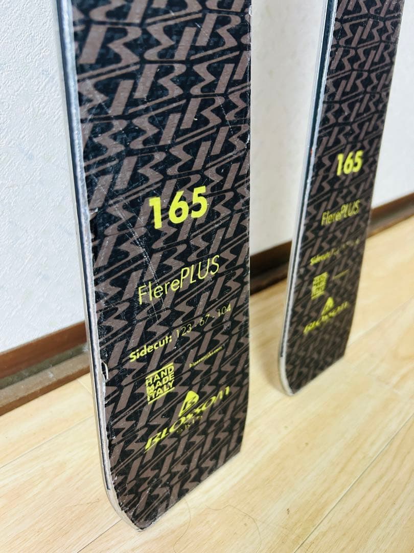 Blossom Skis ブロッサム スキー板 165cm　ビンディングセット
