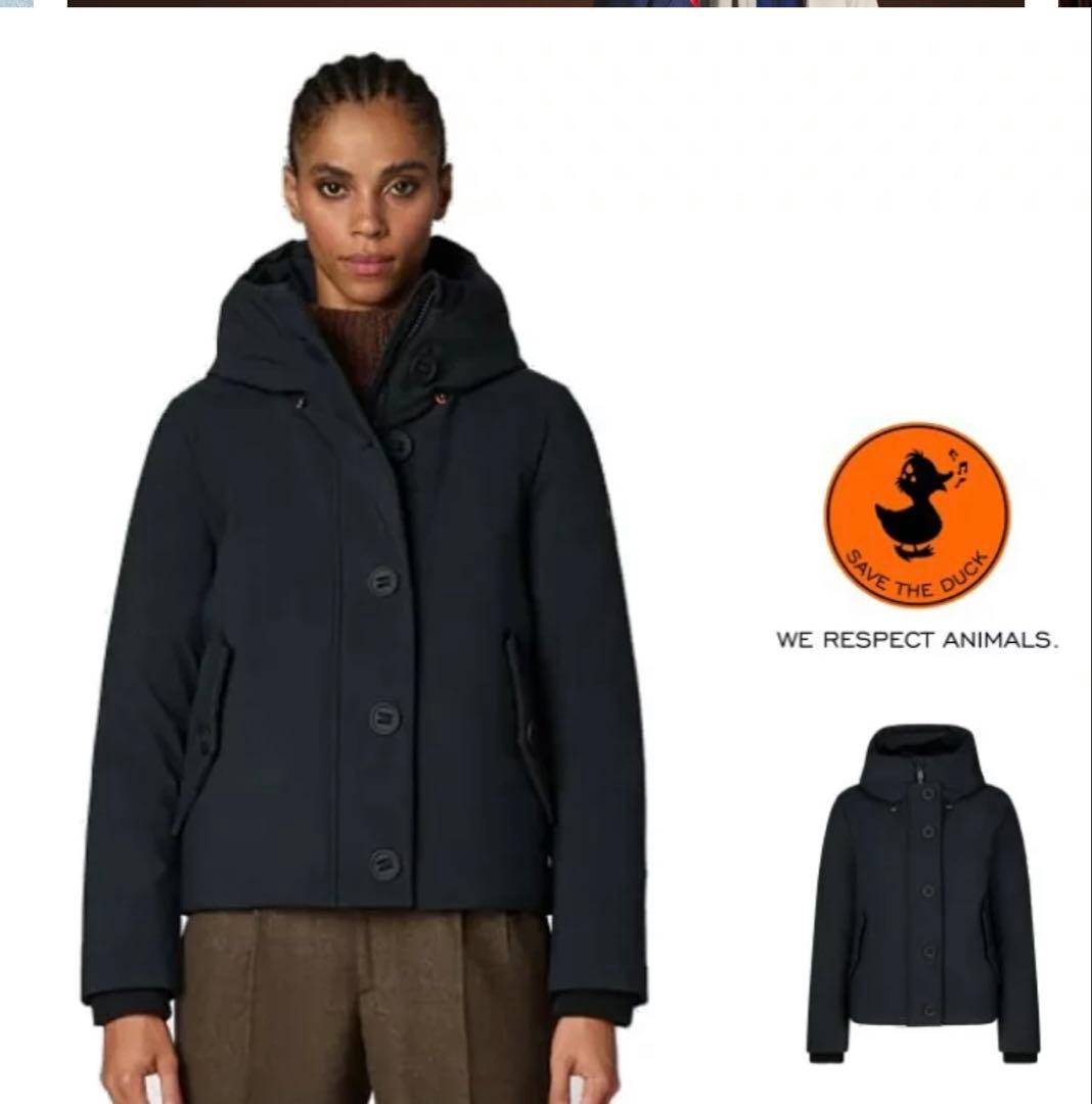 SAVE THE DUCK/セイブザダック HOODED&ZIP SHORT