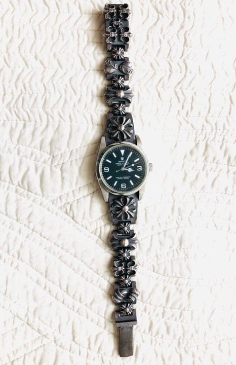 魚 シルバー925 デザイン　デザイン時計ベルト(時計は関係ありません)