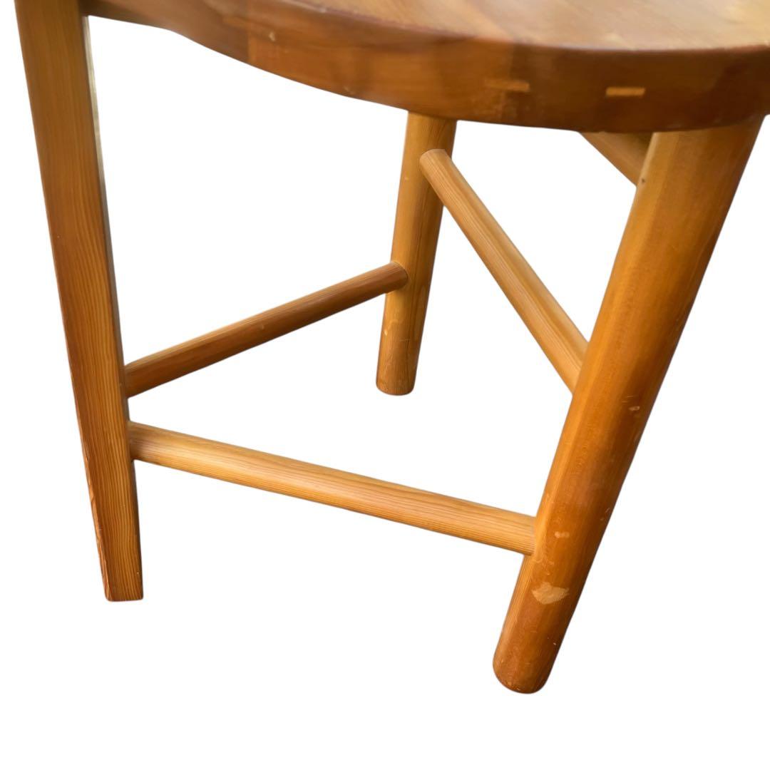 希少　レトロ　無垢材　ヴィンテージ　カフェ　店舗什器　ハイバックチェア　ユニーク