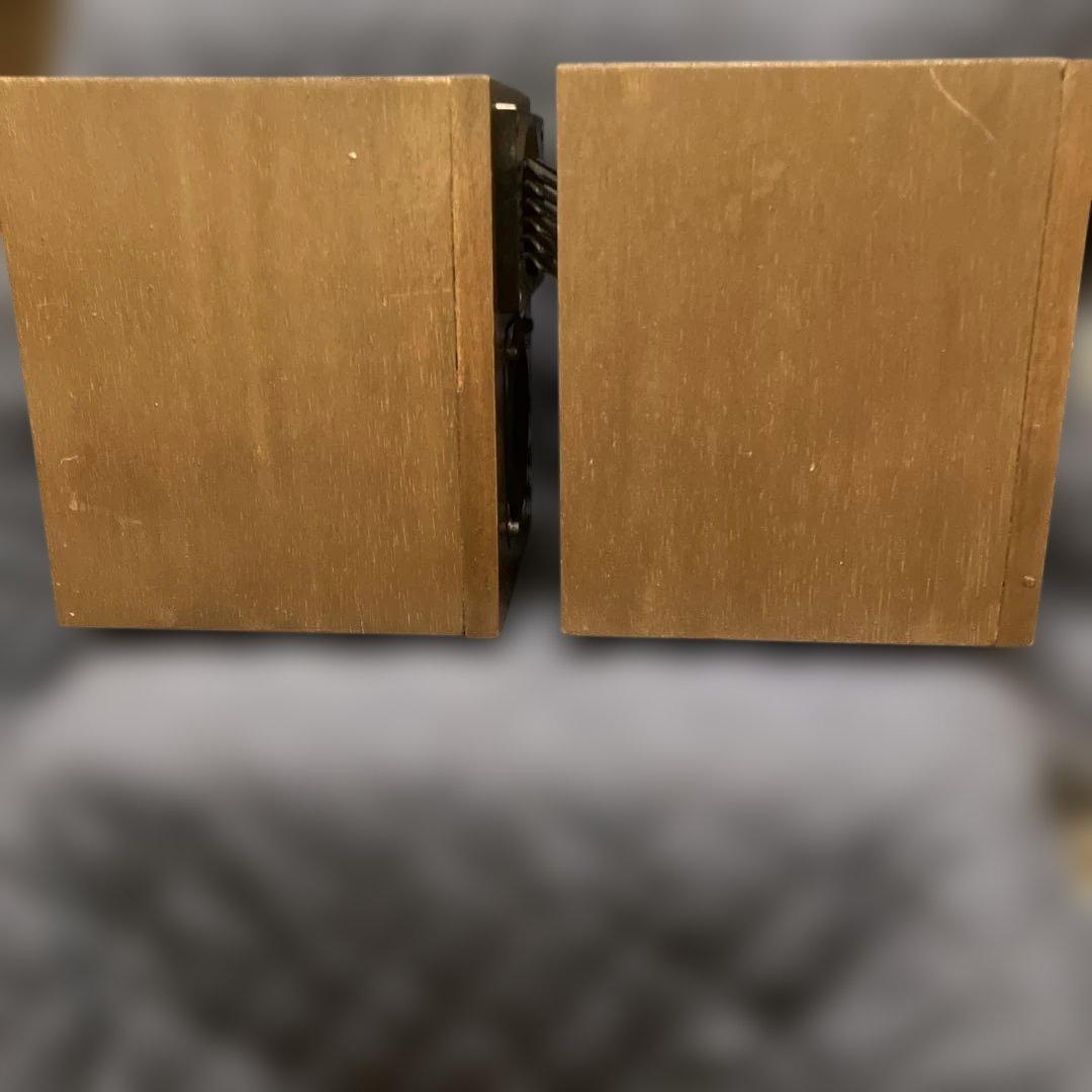 【新年特価】《完動品》木製スタック型スピーカー 2ウェイ2スピーカー