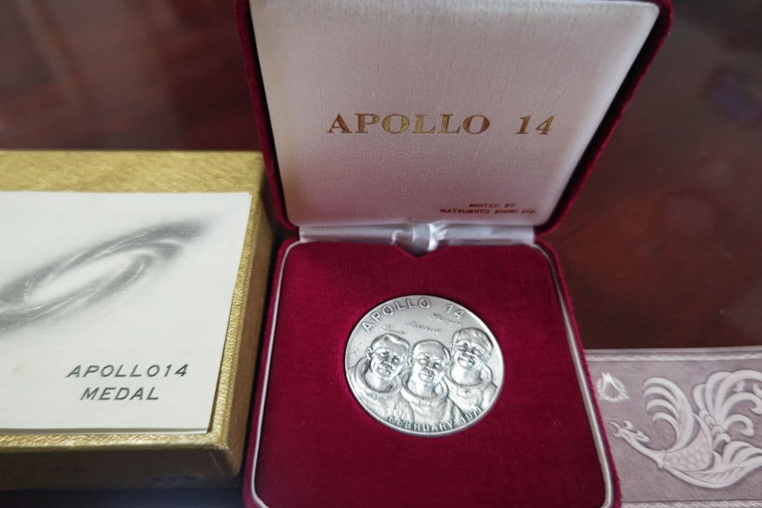 APOLLO 14 MEDAL 銀製メダル