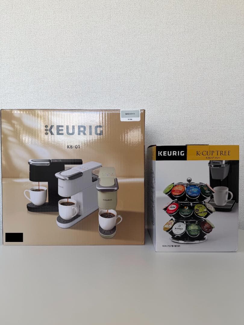 KEURIG キューリグ コーヒーメーカー KB-01 ホワイト 使用数回のみ