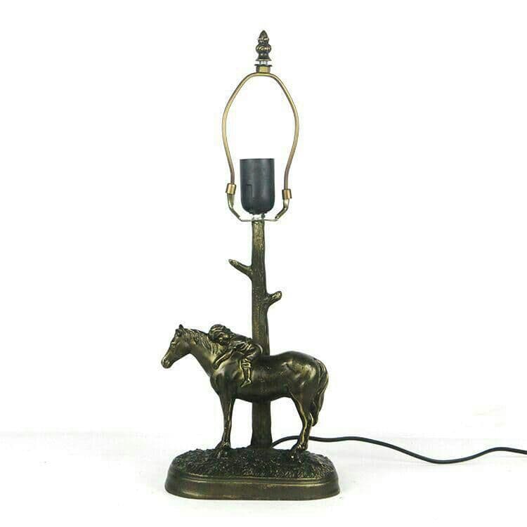 ティファニースタイルテーブルランプ電気スタンドガラスランプ\r 緑のトンボ馬の8