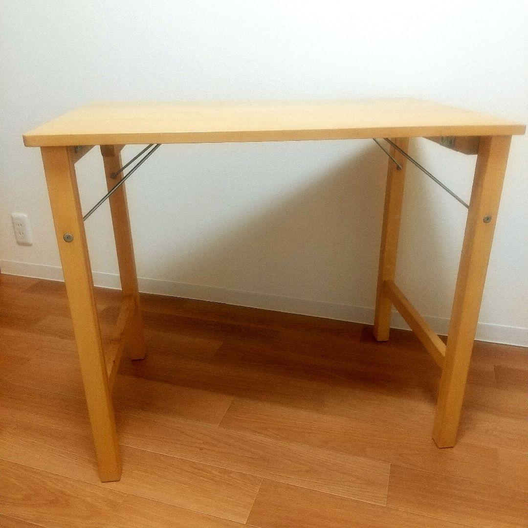 机 デスク バーチ材 廃盤品