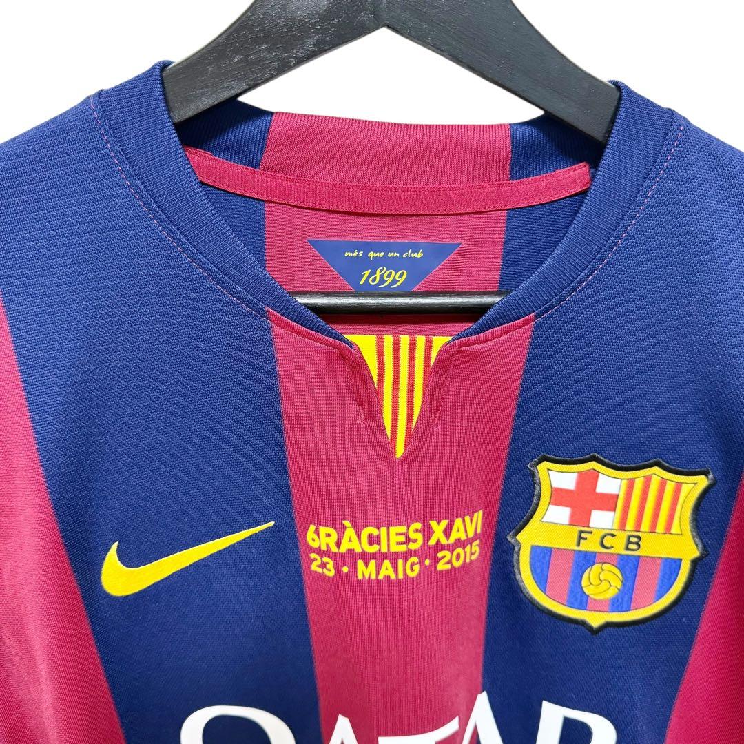 【希少】FCバルセロナ ユニフォーム シャビ引退記念バッチ付