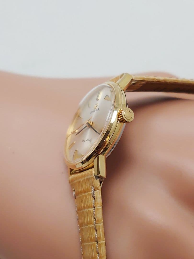 OH済 1970年製 オメガ デビル レディース 秒針付き 手巻き 極上品