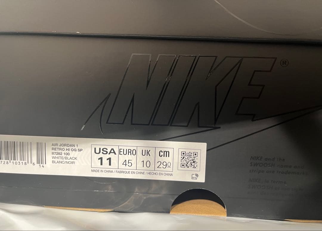 靴 29cm fragment UNION Nike Air Jordan