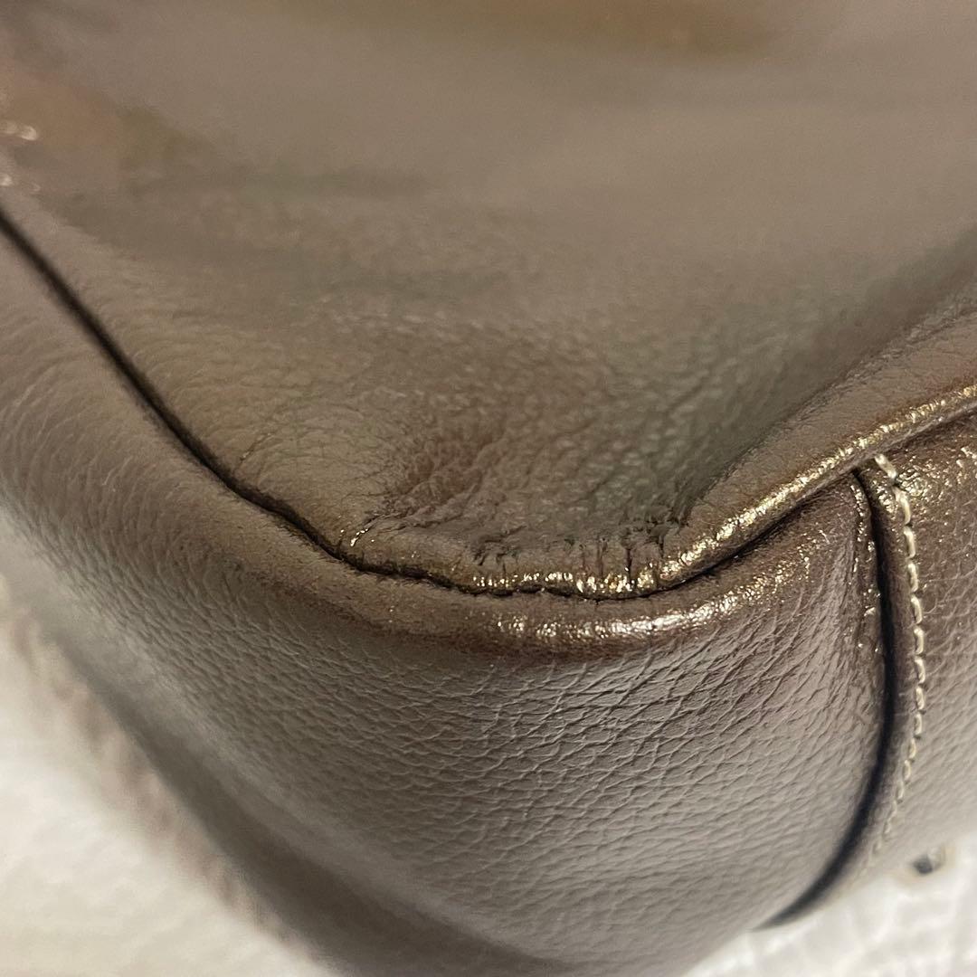 HAMANO ハマノ 濱野皮革工藝 本革 レザートートバッグ ブロンズ