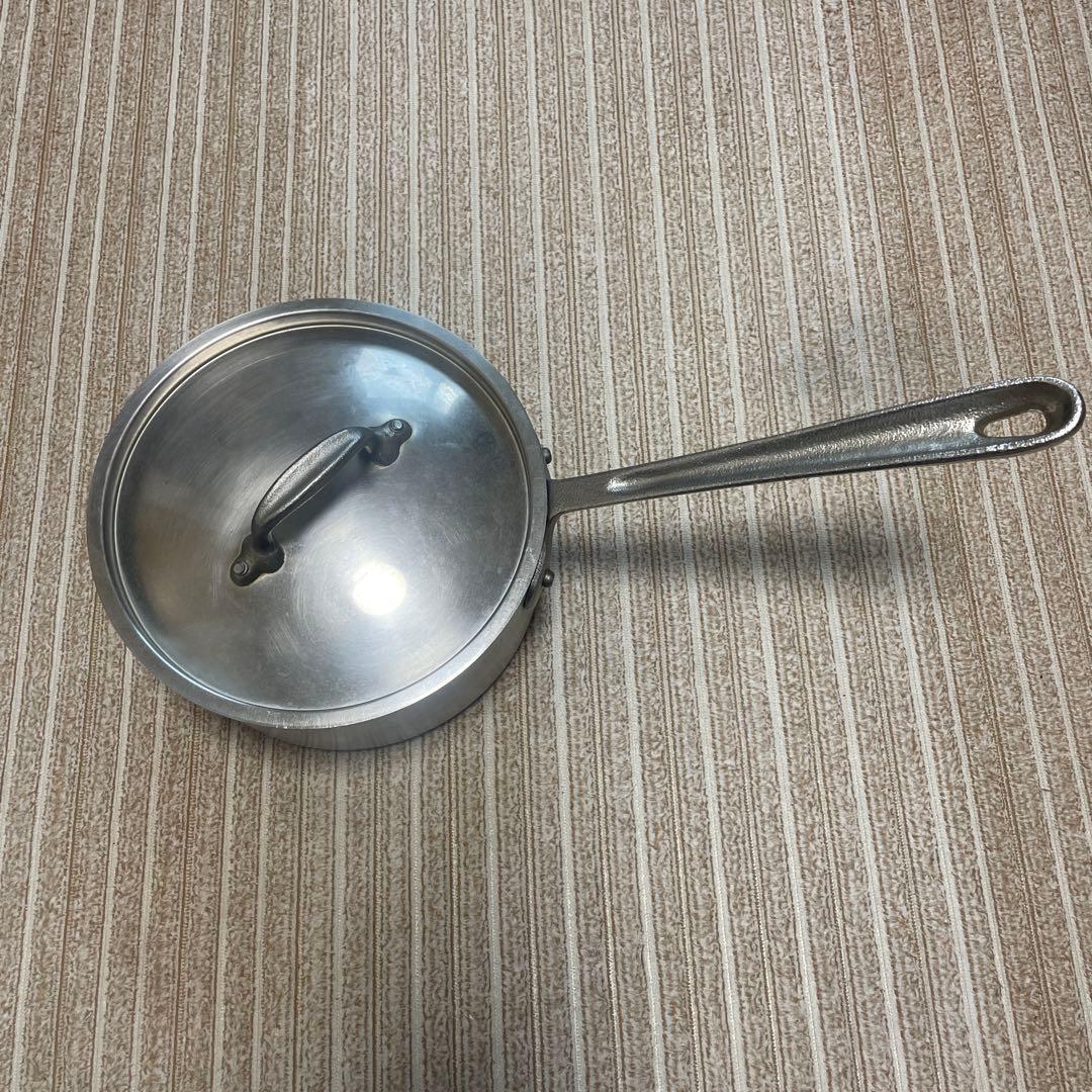 ステンレス ソースパン 蓋付き