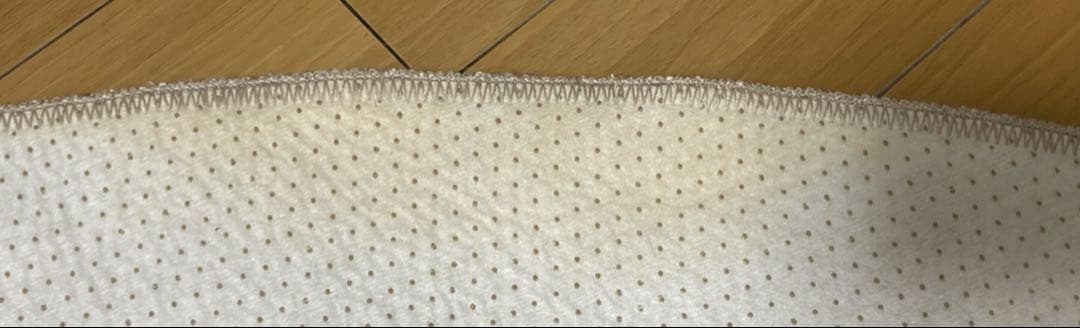 【値下げ相談可】スミノエ　リュストル　グレージュ 約200cm 円形ラグ