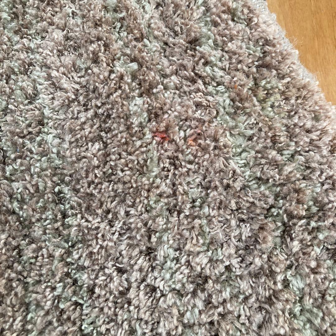 【値下げ相談可】スミノエ　リュストル　グレージュ 約200cm 円形ラグ