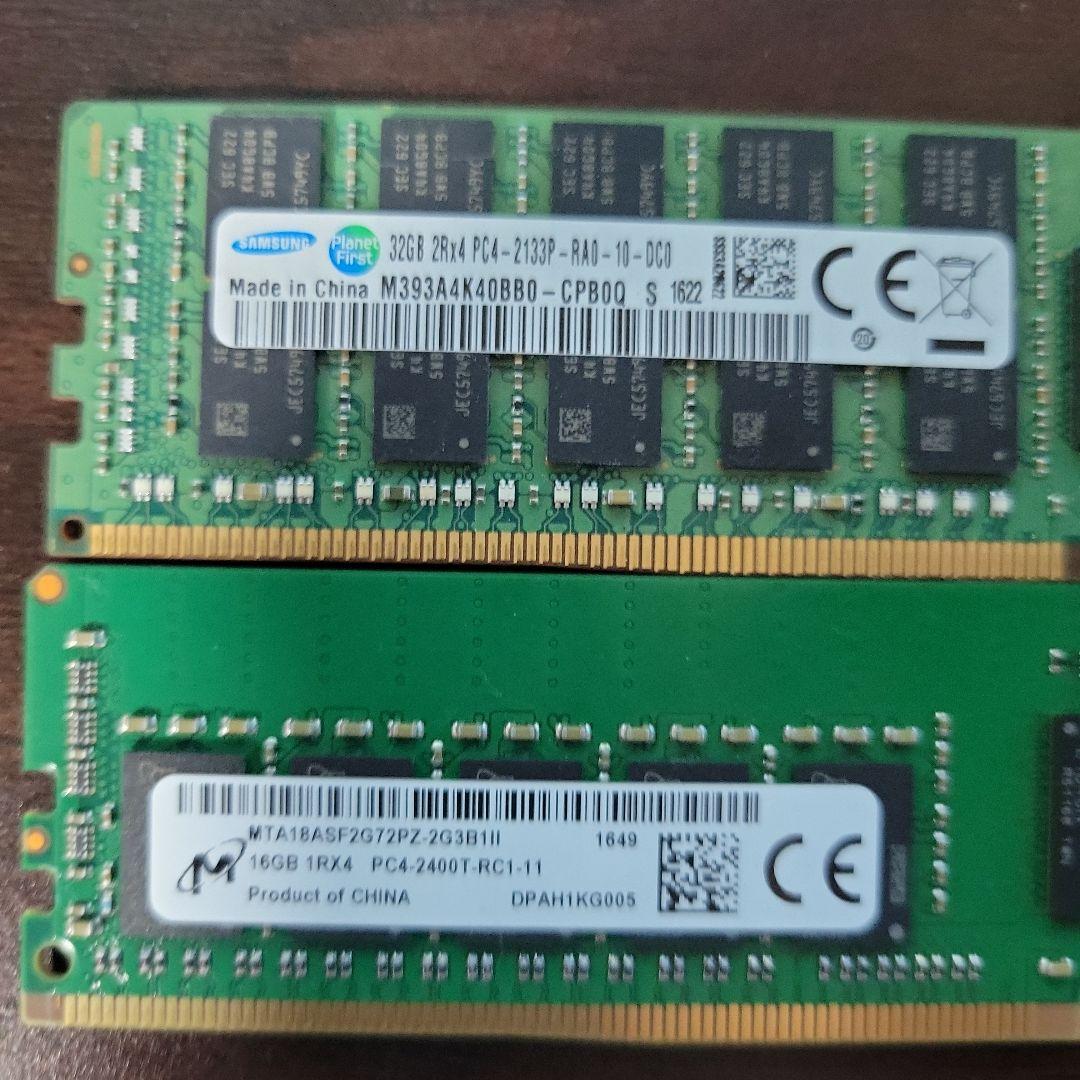 DDR4 2400MHz 32GB,16GB メモリ