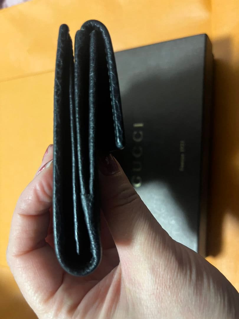 GUCCI ブラック 二つ折り財布セット割引有