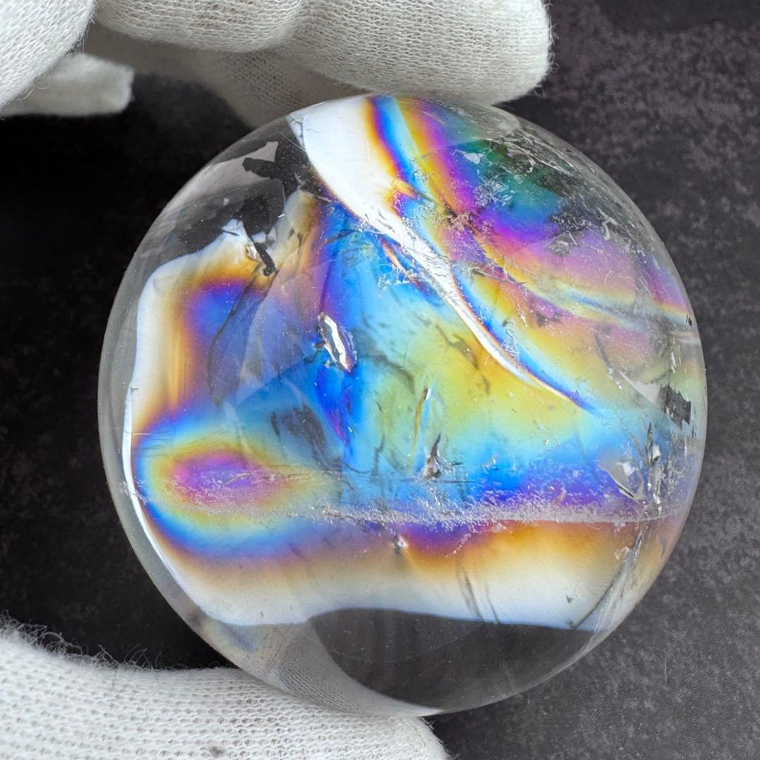 M-28虹入り水晶丸玉　K-15 K-39 おまとめありがとうございます