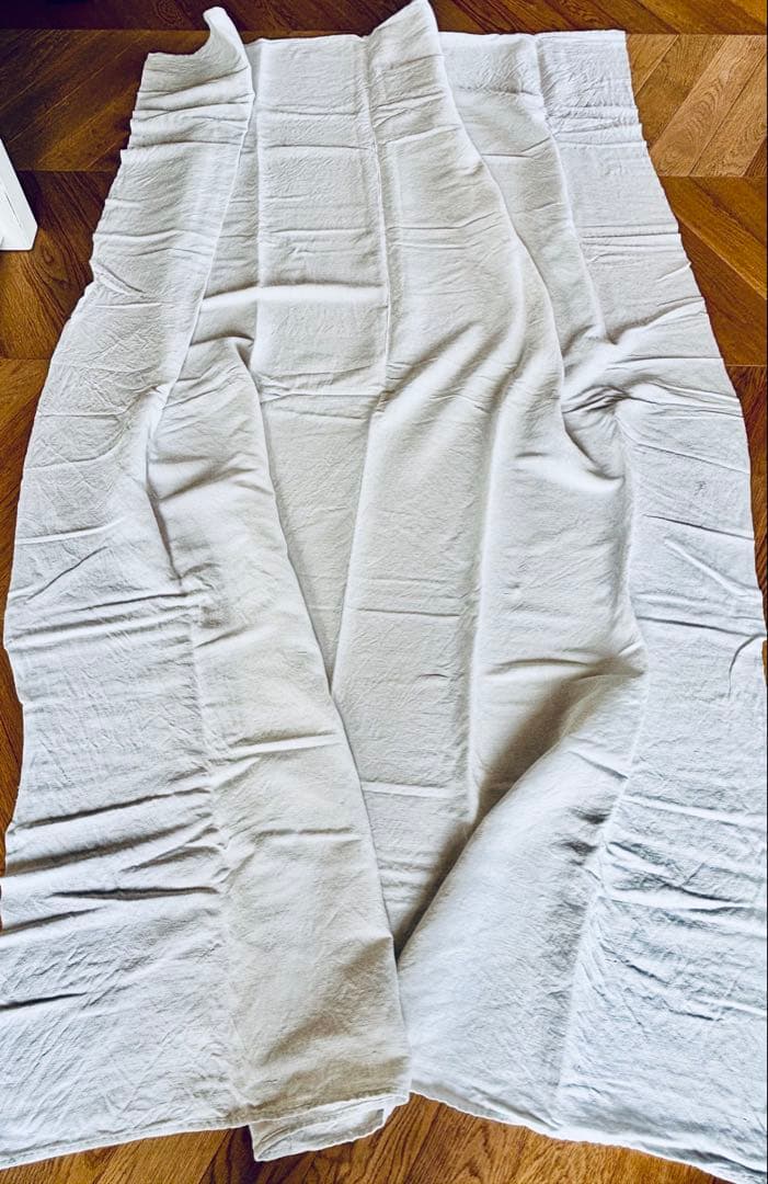 フランスアンティーク 19世紀のリネンシーツ 1800✖️2500 風合い柔らか