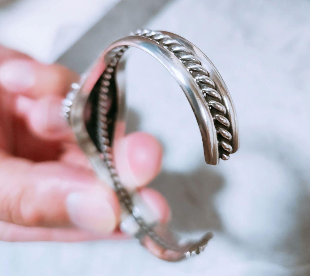 最終値下げ！！ターコイズ　シルバー　バングル