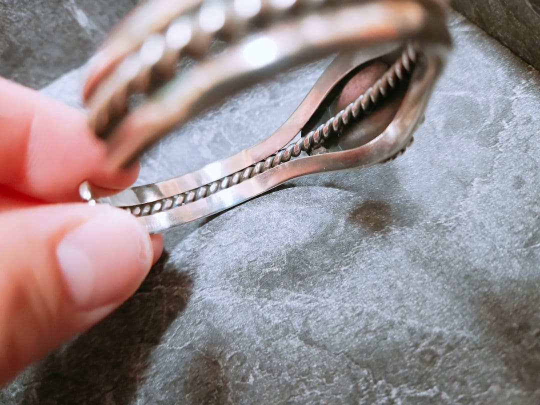 最終値下げ！！ターコイズ　シルバー　バングル