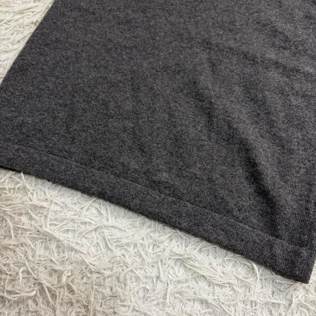 17000✨HERMES カシミヤ100% ノースリーブニット ブラウス グレー