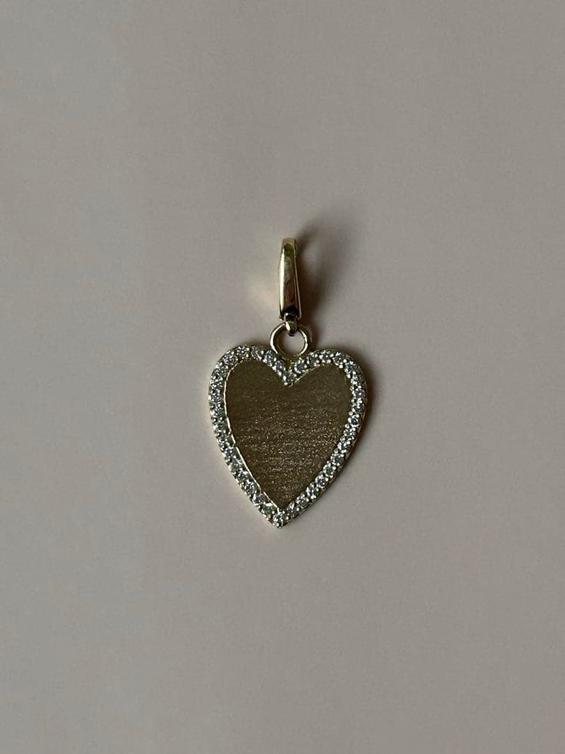 【tk_compass】マグノリアホワイトK10ブレス&チャーム2点セット