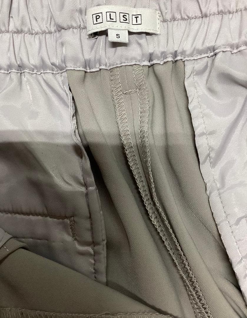 PLST セットアップ レディース ビジネススーツ ノーカラージャケット パンツ