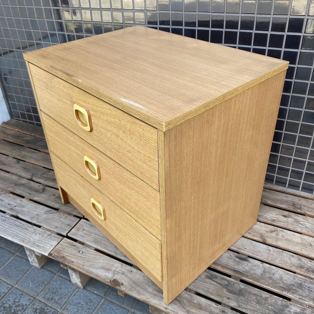 昭和レトロ 三段チェスト ヴィンテージ家具 ミッドセンチュリー レトロポップ