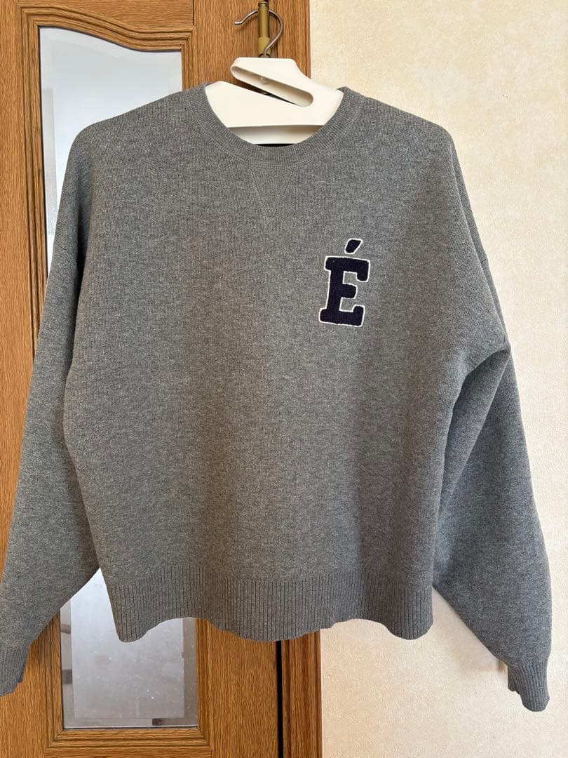 完売商品！SLOBE IENA サガラ刺繍スウェットライクニット