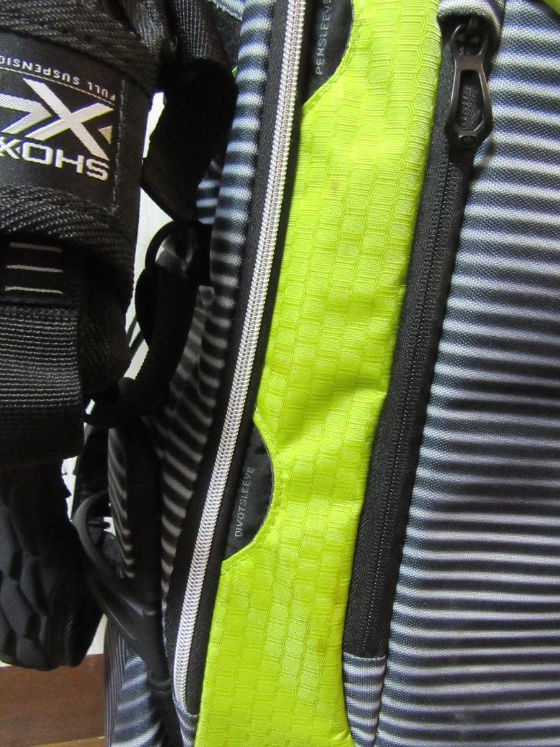 ★☆★豪華★ヘッドカバー付き★OGIO★GROM★14分割★グレー/ライム★☆★