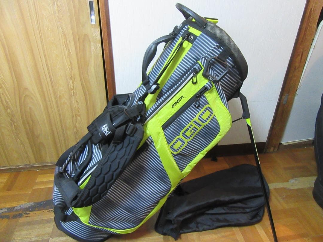 ★☆★豪華★ヘッドカバー付き★OGIO★GROM★14分割★グレー/ライム★☆★
