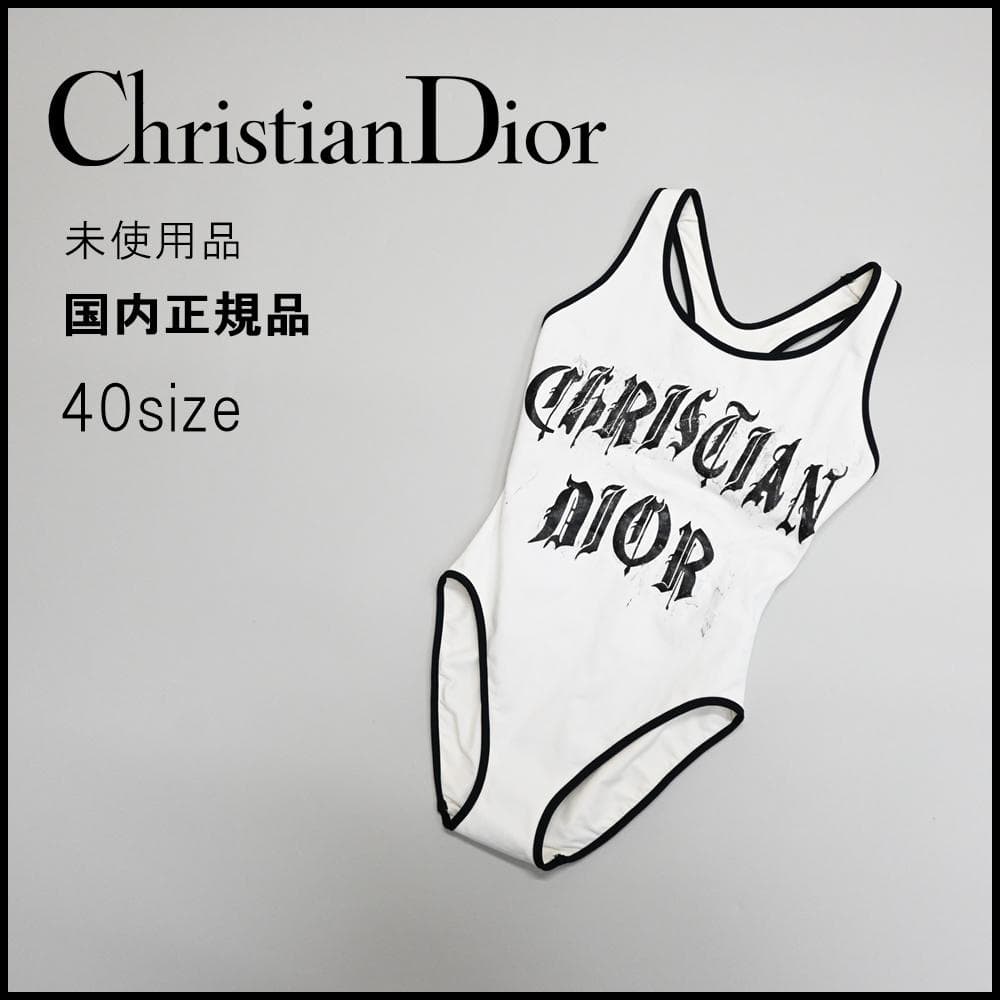 32738★夏 クリスチャンディオール 水着 ワンピース ロゴ