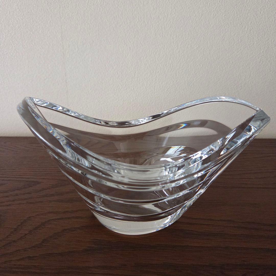 Baccarat バカラ クリスタル ウェーブボウル 花器 フラワーベース