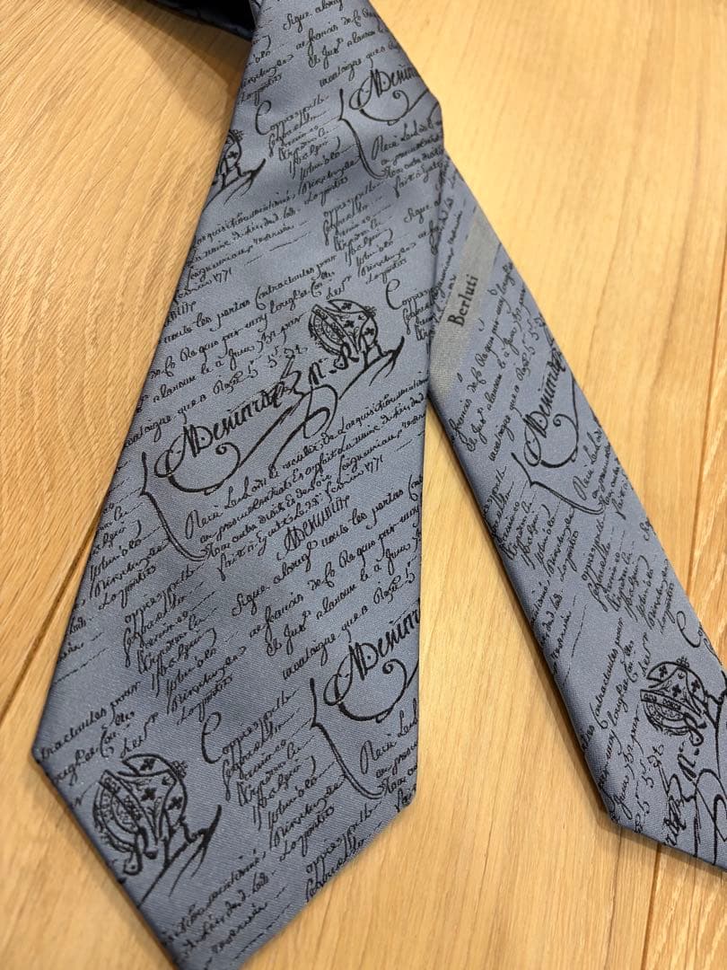 Berluti ベルルッティ　ネクタイ　ブルー