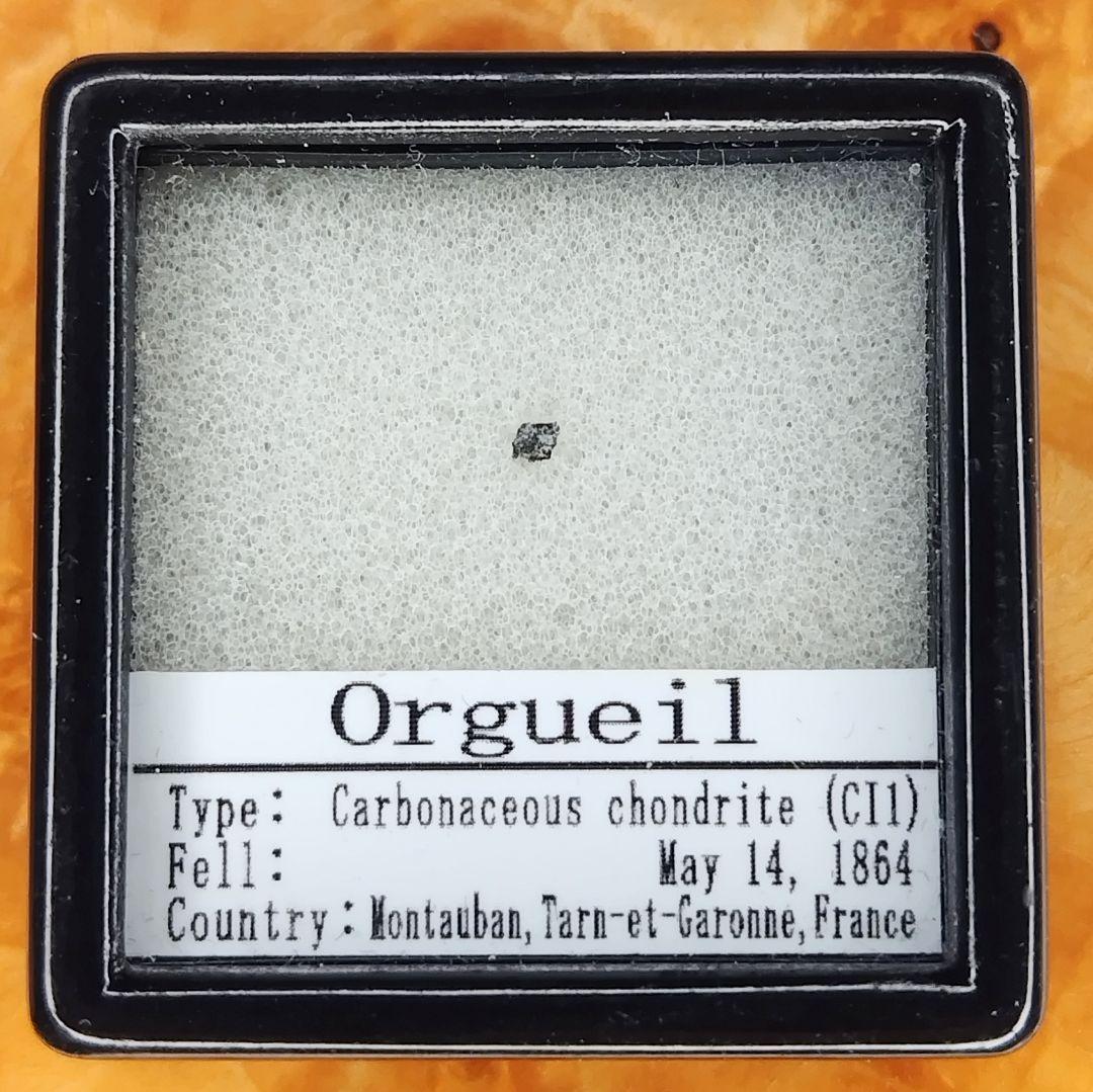 ✨激レア！！炭素質タイプ　オルゲイユ隕石　標本