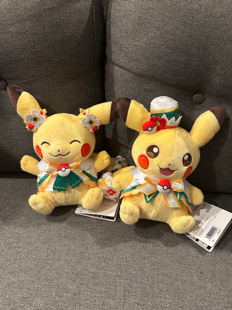 ポケパーク カントー ピカチュウ ぬいぐるみ　2種セット